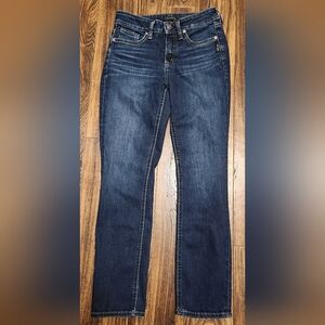 SILVER Suki Straight Leg Women's Jeans Sz 27x29 EUC